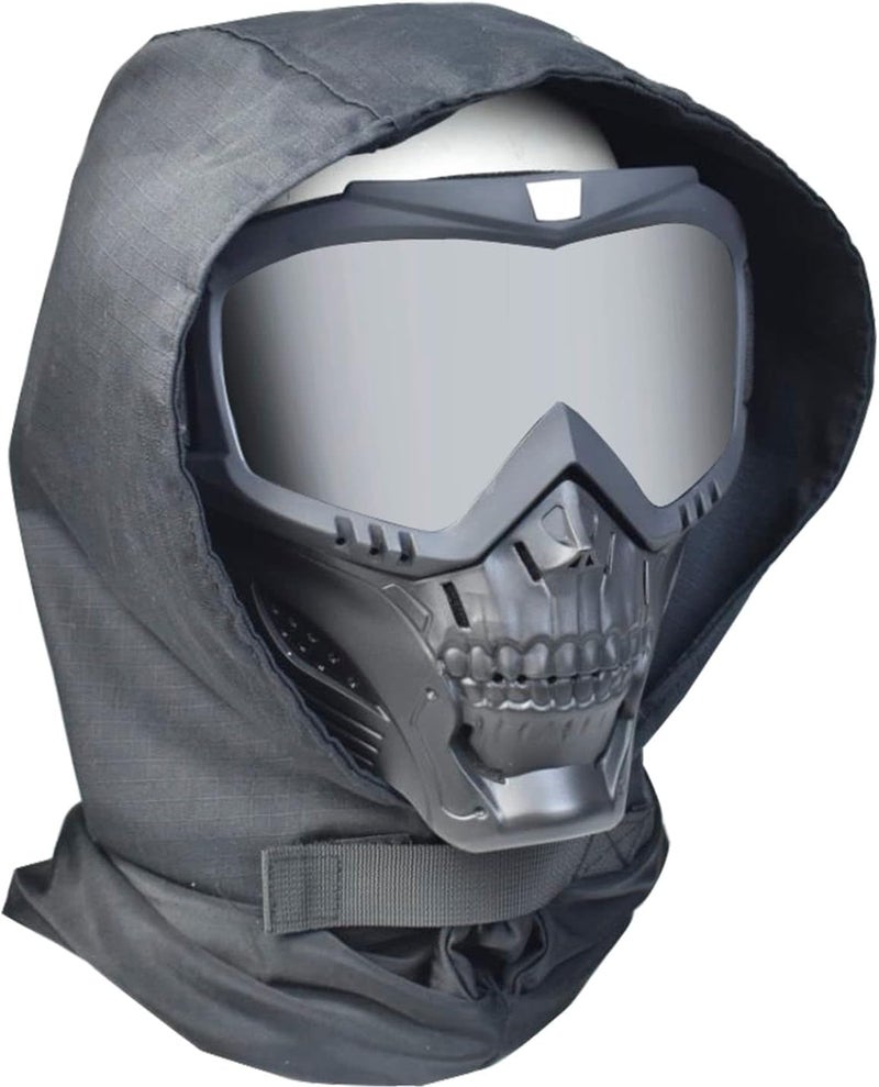 JFFCESTORE Airsoft Mask Balaclava Full Face and Detachable Anti Fog Airsoft Goggles Military Outdoor Sport CS Tactical Paintball Mask Face Eye Protection Headgear Mask - Image 2